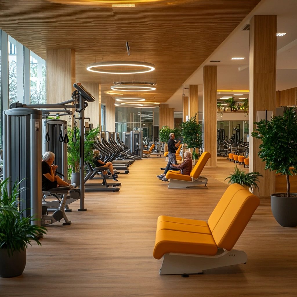 Затишна атмосфера фітнес-центру quarnedick