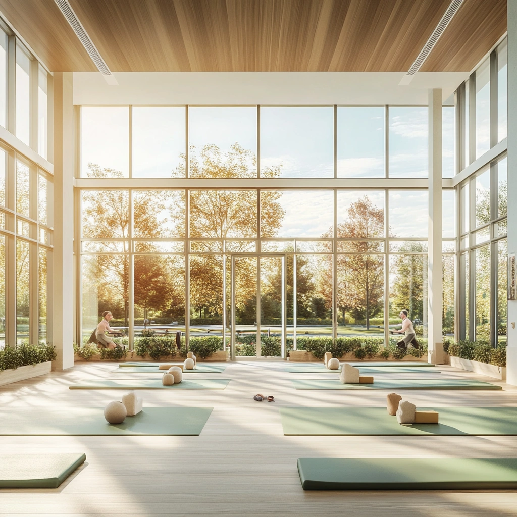 Активні пенсіонери насолоджуються фітнесом у quarnedick