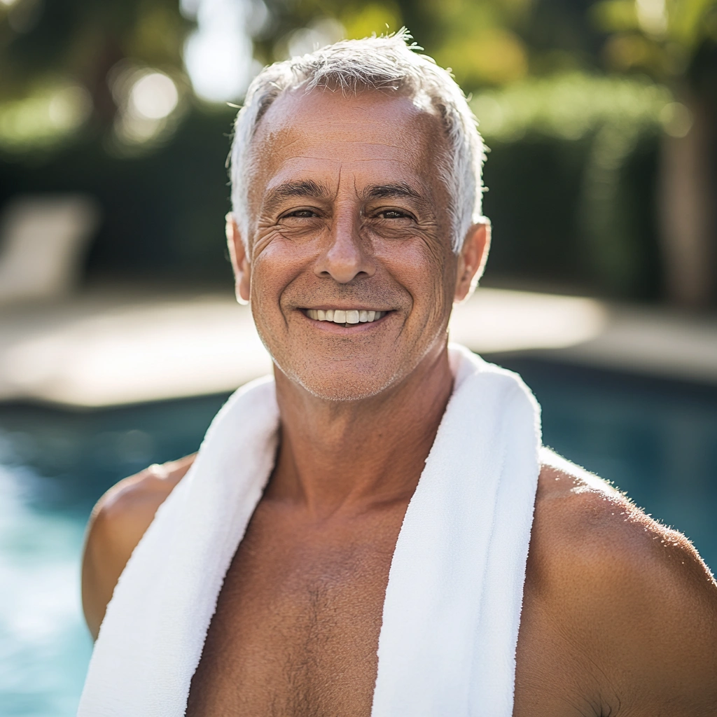 Петро Семенович, 72 роки - учасник програми водного фітнесу